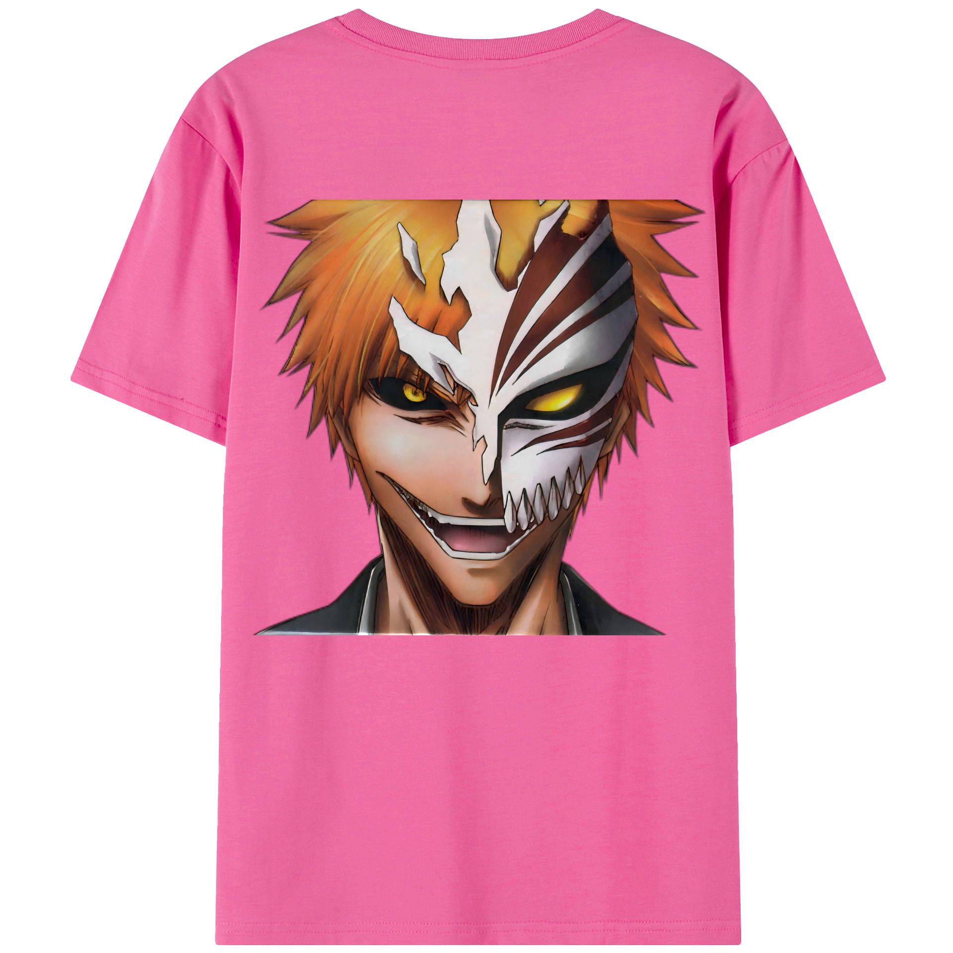 （画像用） ブリーチ 黒崎一護（くろさき いちご）BLEACH Kurosaki Ichigo レディース半袖Tシャツ(バックプリント)